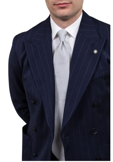 Abito doppiopetto gessato MANUEL RITZ | Abiti | 3832A3738 25313289